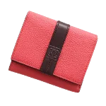 Pink Leather Loewe Wallet