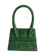 Green Leather Jacquemus Handbag