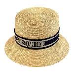 Blue Fabric Dior Hat