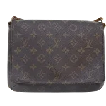 Brown Canvas Louis Vuitton Musette Tango