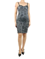 Grey Silk Burberry Dress