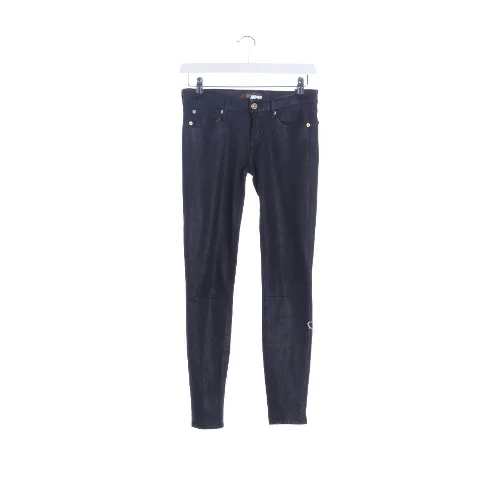 Black Polyester 7 for All Mankind Pants