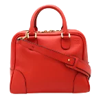 Red Leather Loewe Amazona