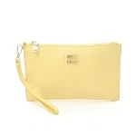 Yellow Leather Miu Miu Pouch