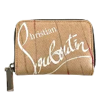 Beige Leather Christian Louboutin Wallet