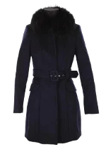 Blue Wool Claudie Pierlot Coat