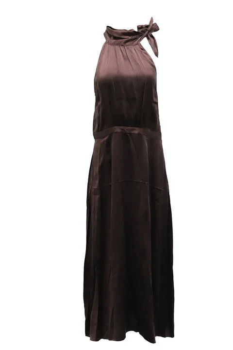 Brown Silk Zimmermann Dress