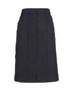 Black Wool Burberry Skirt