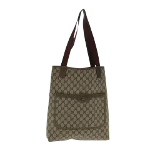 Beige Leather Gucci Tote