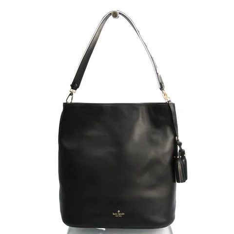 Black Leather Kate Spade Shoulder Bag