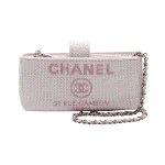 Pink Raffia Chanel Deauville