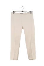 White Cotton Ralph Lauren Pants