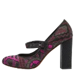 Purple Fabric Etro Heels