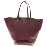 Burgundy Leather Khaite Handbag