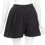 Black Silk Dior Shorts
