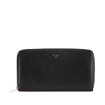 Black Leather Celine Wallet