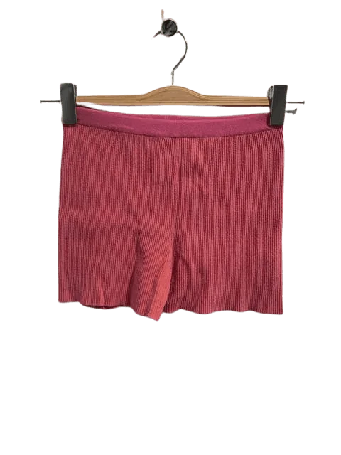 Pink Knit Jacquemus Shorts