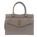 Grey Leather Yves Saint Laurent Handbag