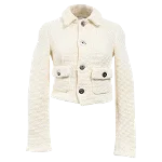 White Cotton Bottega Veneta Jacket