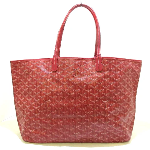 Red Polyester Goyard Tote