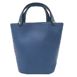 Blue Leather Tory Burch Tote