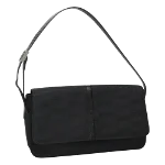 Black Canvas Balenciaga Shoulder Bag