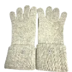 Beige Wool Chanel Gloves