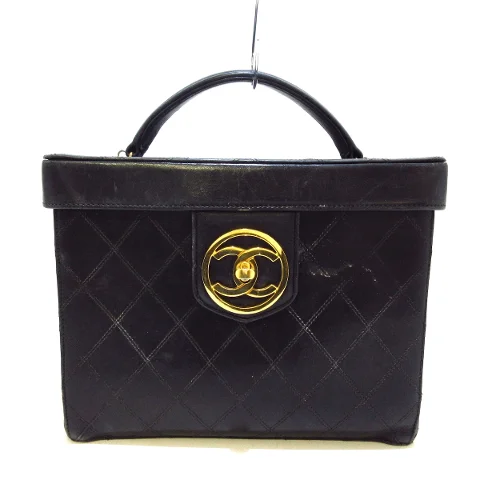 Black Leather Chanel Vanity