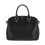 Black Leather Louis Vuitton Passy