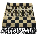 Black Wool Fendi Scarf