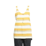 Yellow Cotton Chloé Top