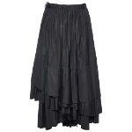 Black Cotton Kenzo Skirt