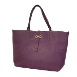 Purple Leather Salvatore Ferragamo Tote