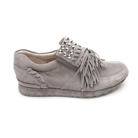 Grey Leather Kennel & Schmenger Sneakers