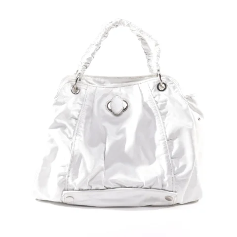 White Leather Coccinelle Shoulder Bag