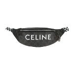 Black Fabric Celine Belt Bag