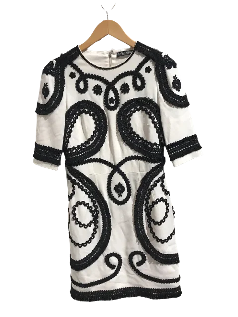 White Silk Dolce & Gabbana Dress