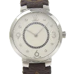 White Stainless Steel Louis Vuitton Watch