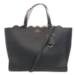 Black Leather Kate Spade Tote