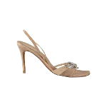 Beige Leather Rene Caovilla Sandals