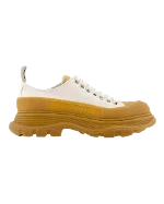 Beige Leather Alexander McQueen Sneakers