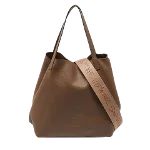 Brown Leather Carolina Herrera Tote