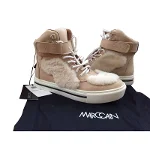 Beige Leather Marc Cain Sneakers