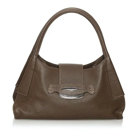 Brown Leather Tod's Shoulder Bag