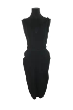 Black Viscose Nina Ricci Dress