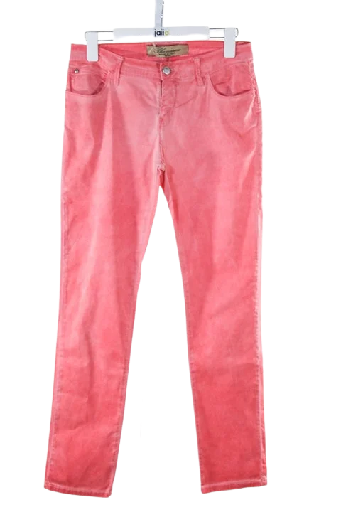Pink Cotton Blumarine Jeans