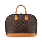 Brown Canvas Louis Vuitton Alma