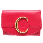 Pink Leather Chloé Wallet