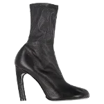 Black Leather Dries Van Noten Boots