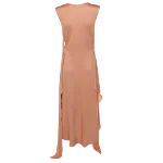 Beige Fabric Sandro Dress